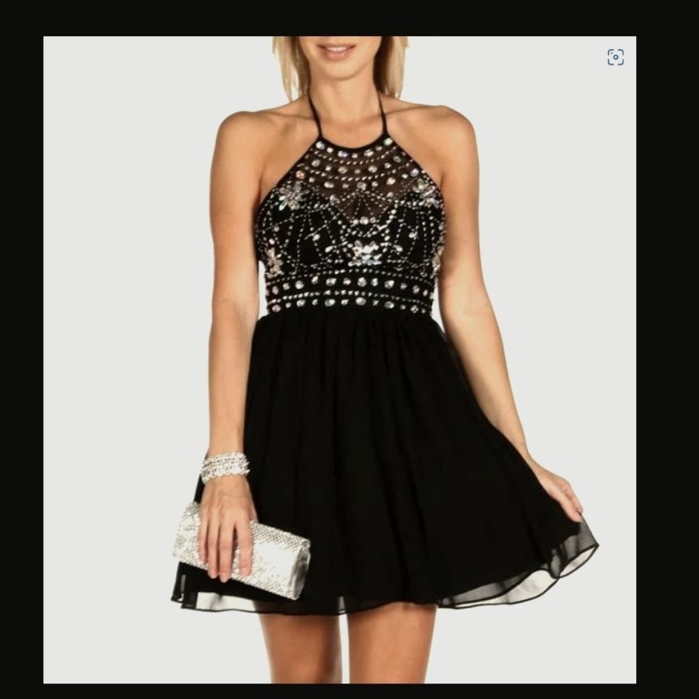 Homecoming Prom Cocktail sparkle dress